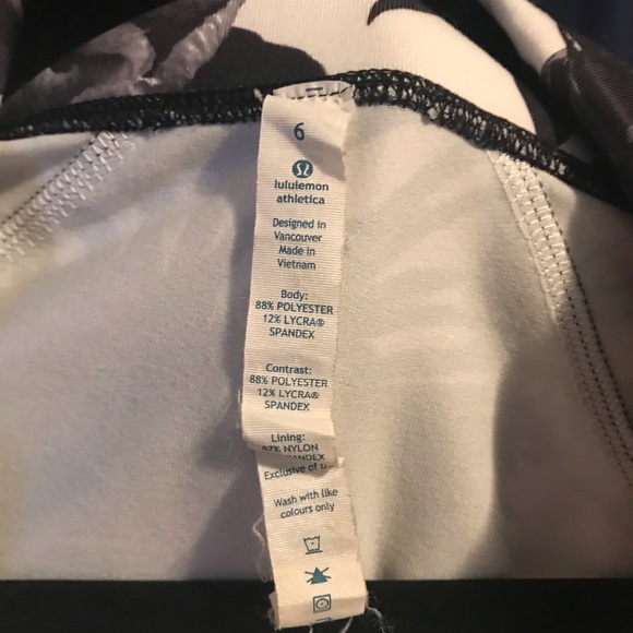 Lululemon zip up floral sweatshirt - Picture 4 of 4